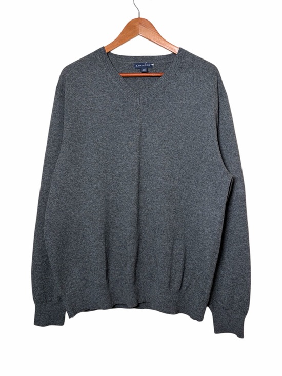 Lands' End Other - Lands End 100% Cashmere Vneck Sweater Grey Size Large
